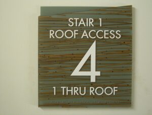ADA Stair Sign